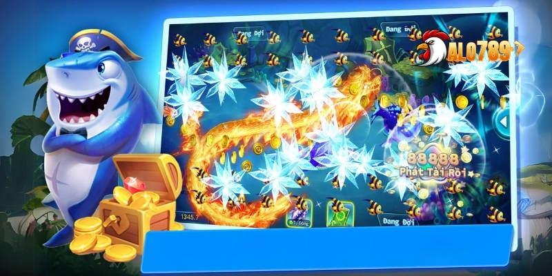 Bắn Cá 5 Sao – Game Bắn Cá Đỉnh Cao 2025 Không Thể Bỏ Lỡ 4 Giao diện đại dương 4k vô cùng sắc nét, đẹp mắt